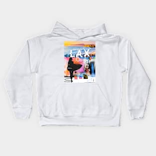 LAX Los Angeles surfing Kids Hoodie